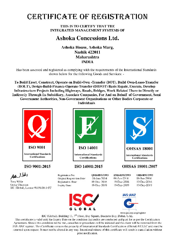 QHSE Certificate